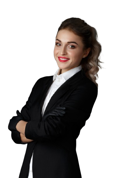 sexy smart blonde with long curly hair poses black jacket black gloves removebg preview